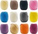 12 Rolls Raffia Ribbon,787 Feet Raffia Twine String for Christmas Valentine's Day Party Gifts Wrapping Florist Bouquets DIY Craft Decoration Weaving,12 Colors