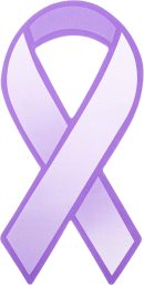 Large Paper Purple Ribbon Cutouts – Awareness Paper Ribbon Decorations - Donation to Support Alzheimer’s, Domestic Abuse, Epilepsy, & Other Causes - (1 Pack - 50 Ribbons)