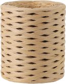 656 Ft Raffia Paper Ribbon - Natural Twisted Paper Ribbon for Gift Wrapping, Crafts & Weaving - 1/4 Inch Width (Kraft)