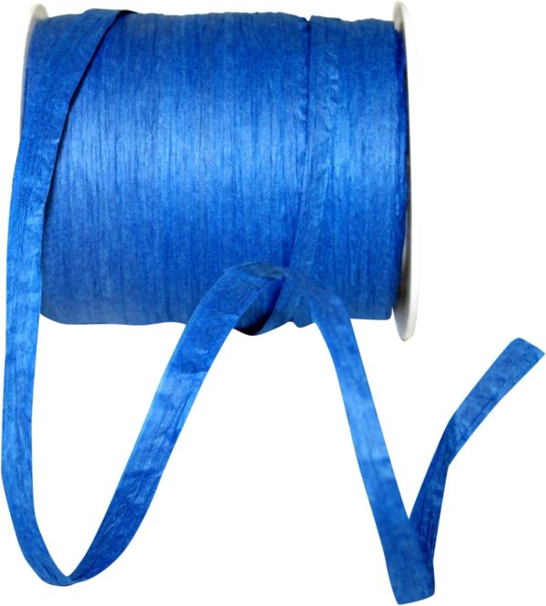 Paper Raffia Ribbon, 1/4 Inch X 100 Yards, Chocolate Brown - Image 2